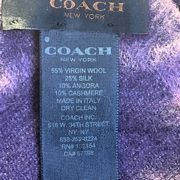 Coach
Black Violet Signature C Wool Silk Cashmere
Scarf/Wrap - Picture 4 of 8